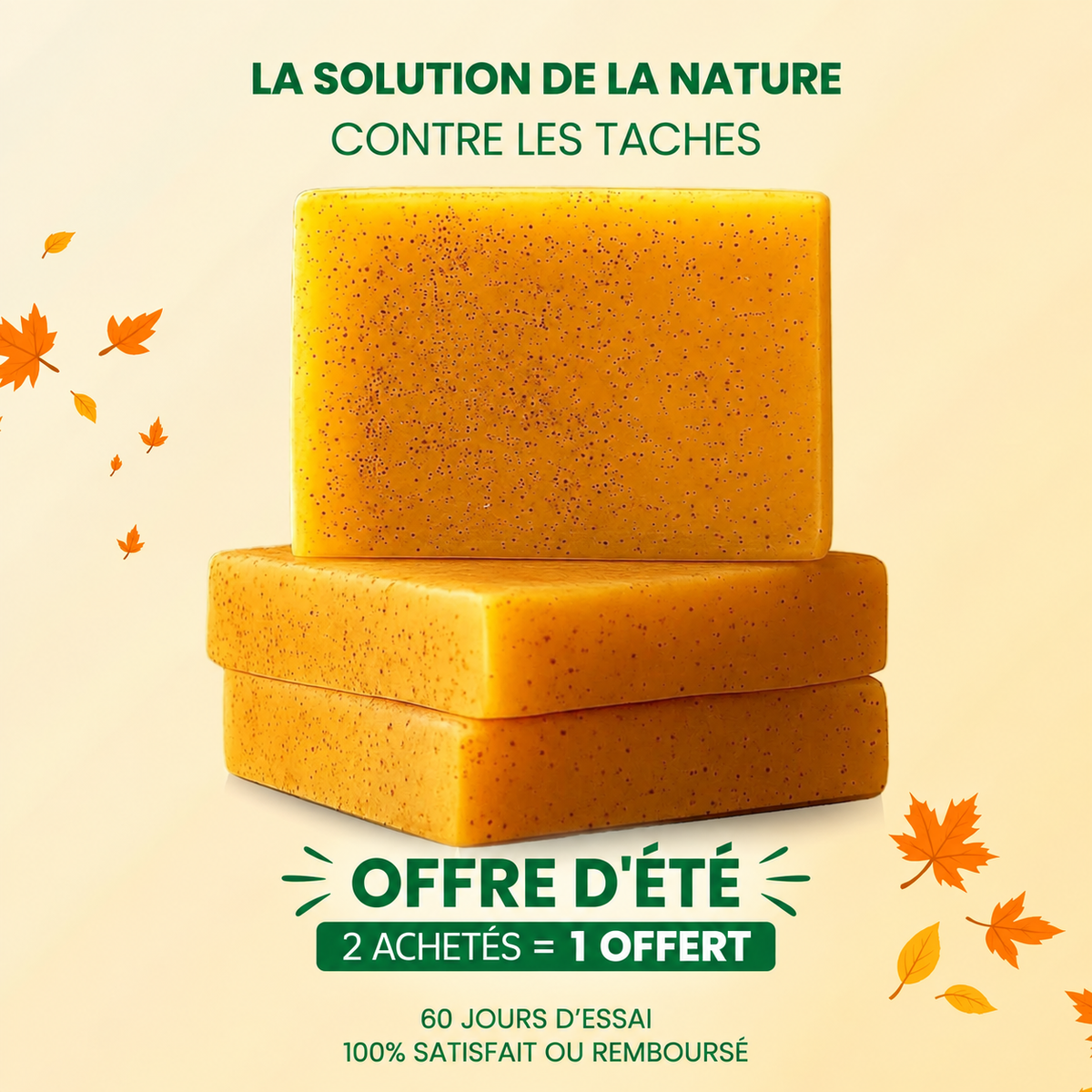 Savon anti-taches au curcuma